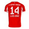 Herren Fußballbekleidung Bayern Munich Luis Diaz #14 Heimtrikot 2025-26 Kurzarm